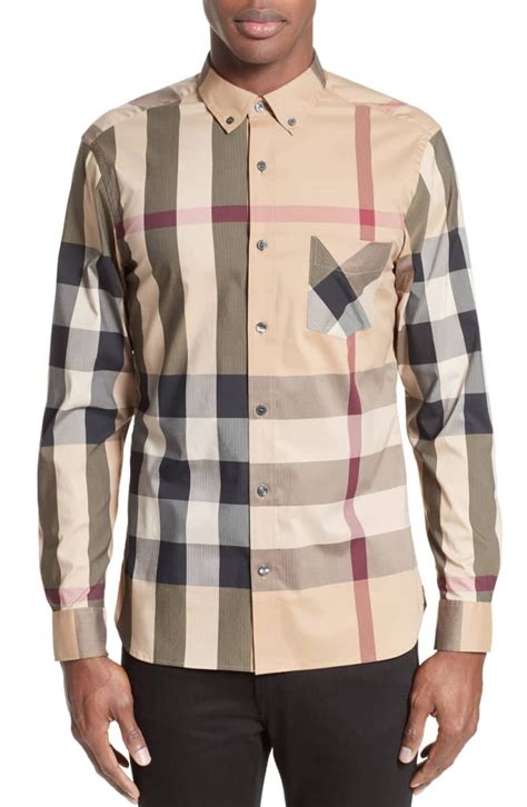 burberry thornaby plaid shirt|burberry her men's clothing.